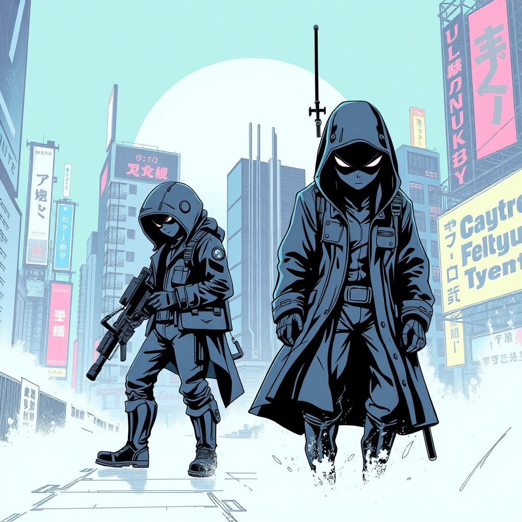 Cyberpunk Manga Banner